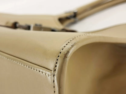 Gucci Vintage Jackie Leather, Beige, Leather, Handbag