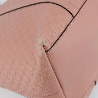 Gucci Britt Convertible Dome Satchel Microguccissima Leather, Pink, Leather, Tote Bag