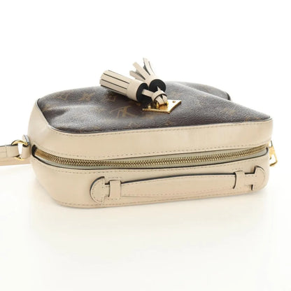 Louis Vuitton Saintonge Monogram Canvas with Leather, Brown, Canvas, Shoulder Bag