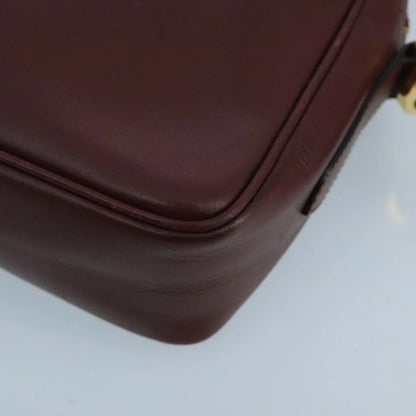 cartier Must de Cartier Leather, Burgundy, Leather, Shoulder Bag
