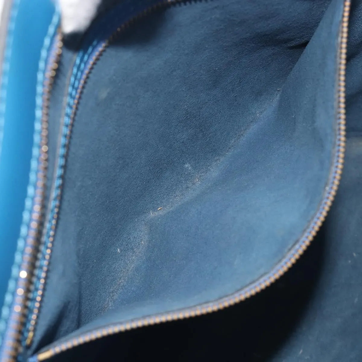 Louis Vuitton Saint Jacques Epi, Blue, Leather, Shoulder Bag
