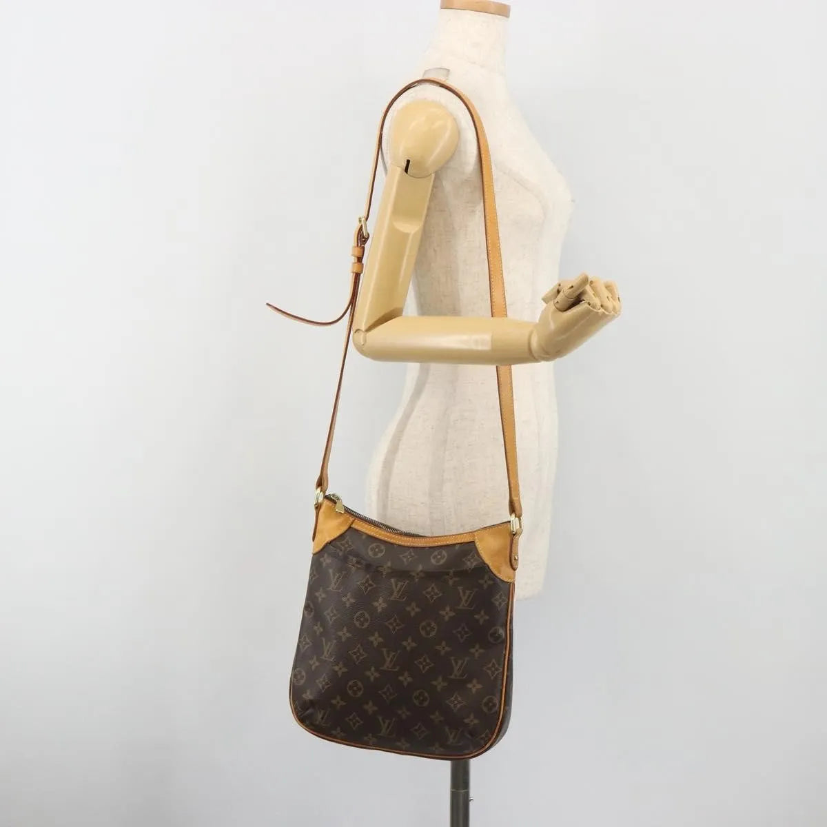 Louis Vuitton Odeon Monogram Canvas, Brown, Canvas, Shoulder Bag