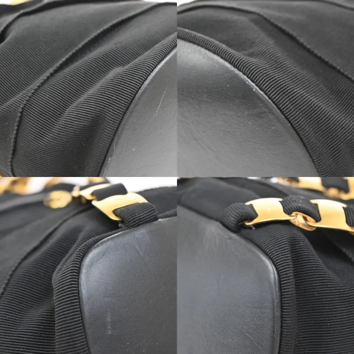 Salvatore Ferragamo Vala Canvas, Black, Canvas, Backpack