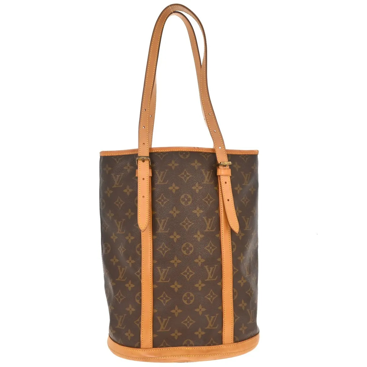 Louis Vuitton Bucket Monogram Canvas, Brown, Canvas, Tote Bag