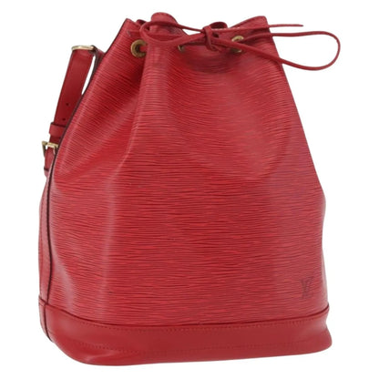 Louis Vuitton Noe Epi Leather, Red, Leather, Shoulder Bag