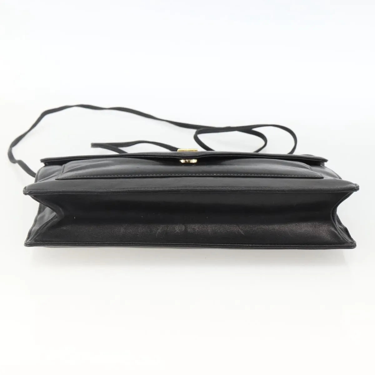 Givenchy Vintage 4G Leather, Black, Leather, Shoulder Bag