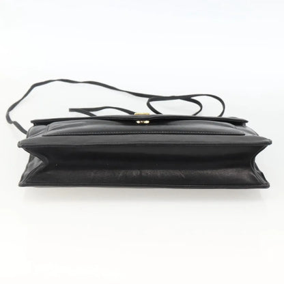 Givenchy Vintage 4G Leather, Black, Leather, Shoulder Bag