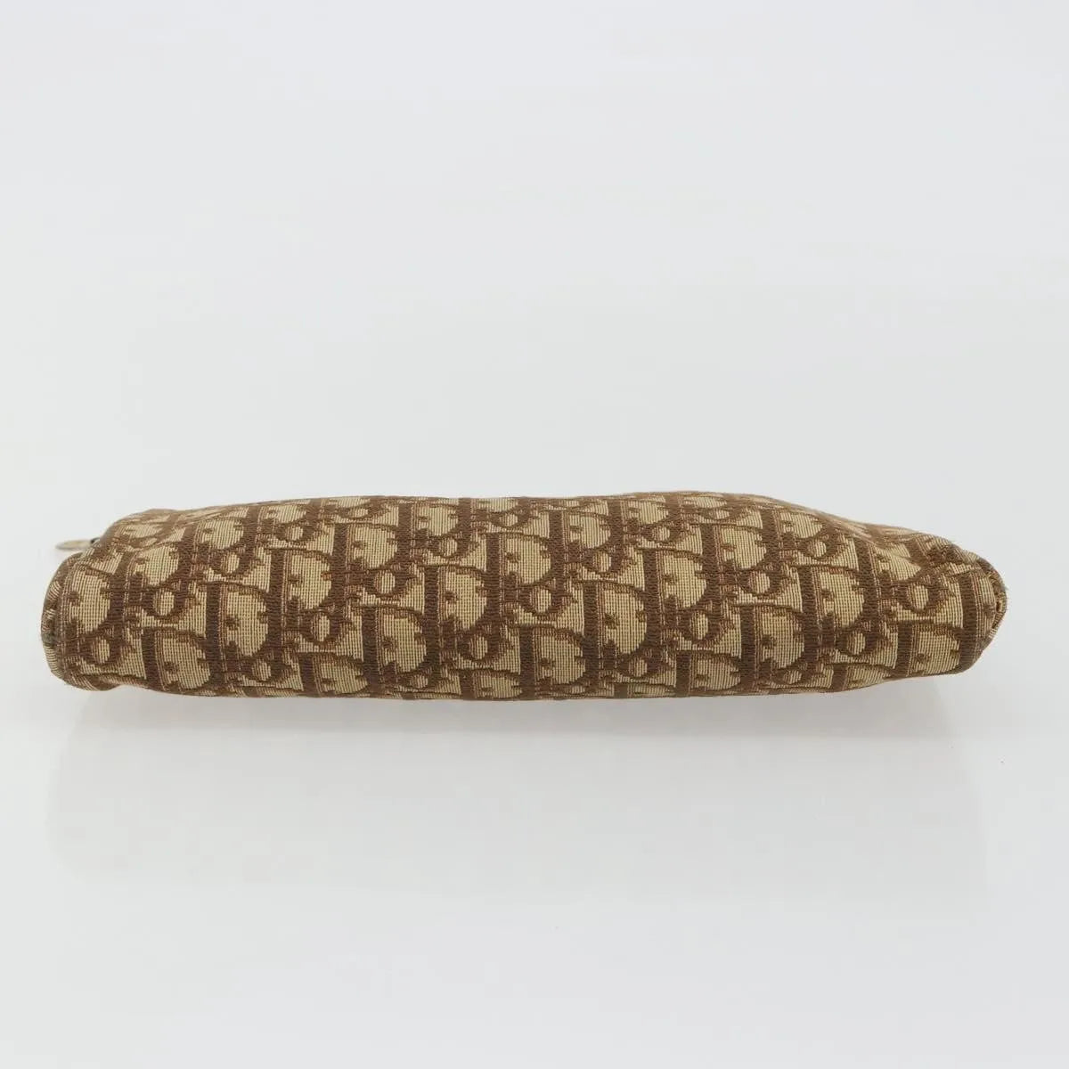 Christian Dior Vintage Trotter Canvas, Brown, Canvas, Clutch