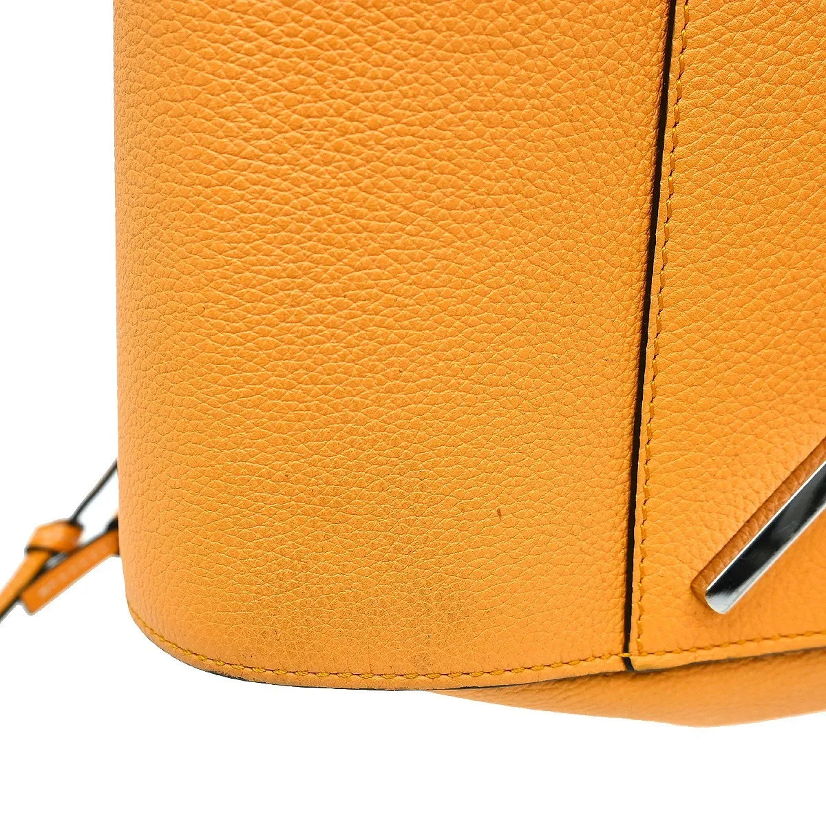 Loewe Hammock Leather, Orange, Leather, Handbag