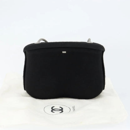 Chanel Millennium Jersey, Black, Cotton, Shoulder Bag