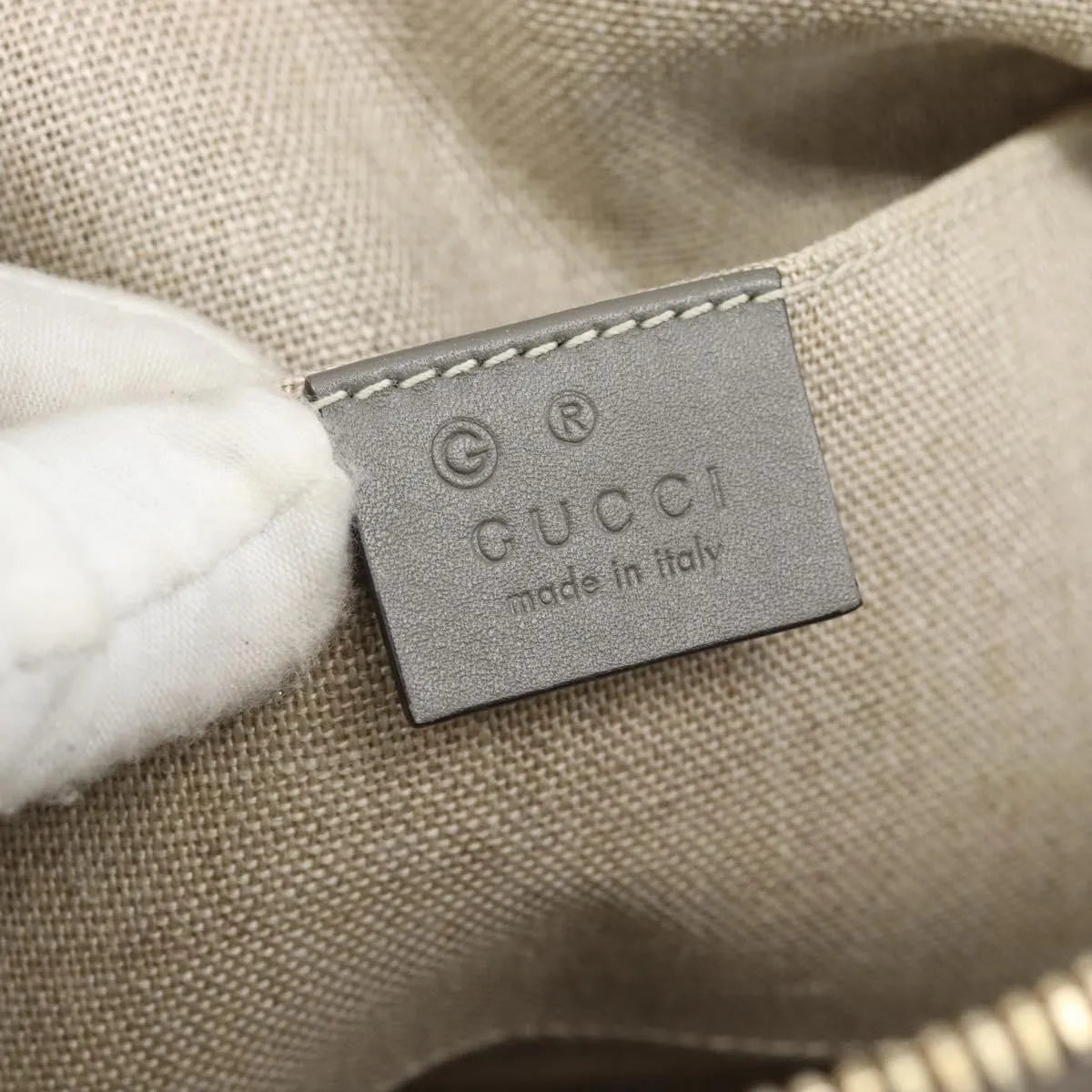 Gucci Convertible Dome Satchel Microguccissima Leather, Gray, Leather, Handbag