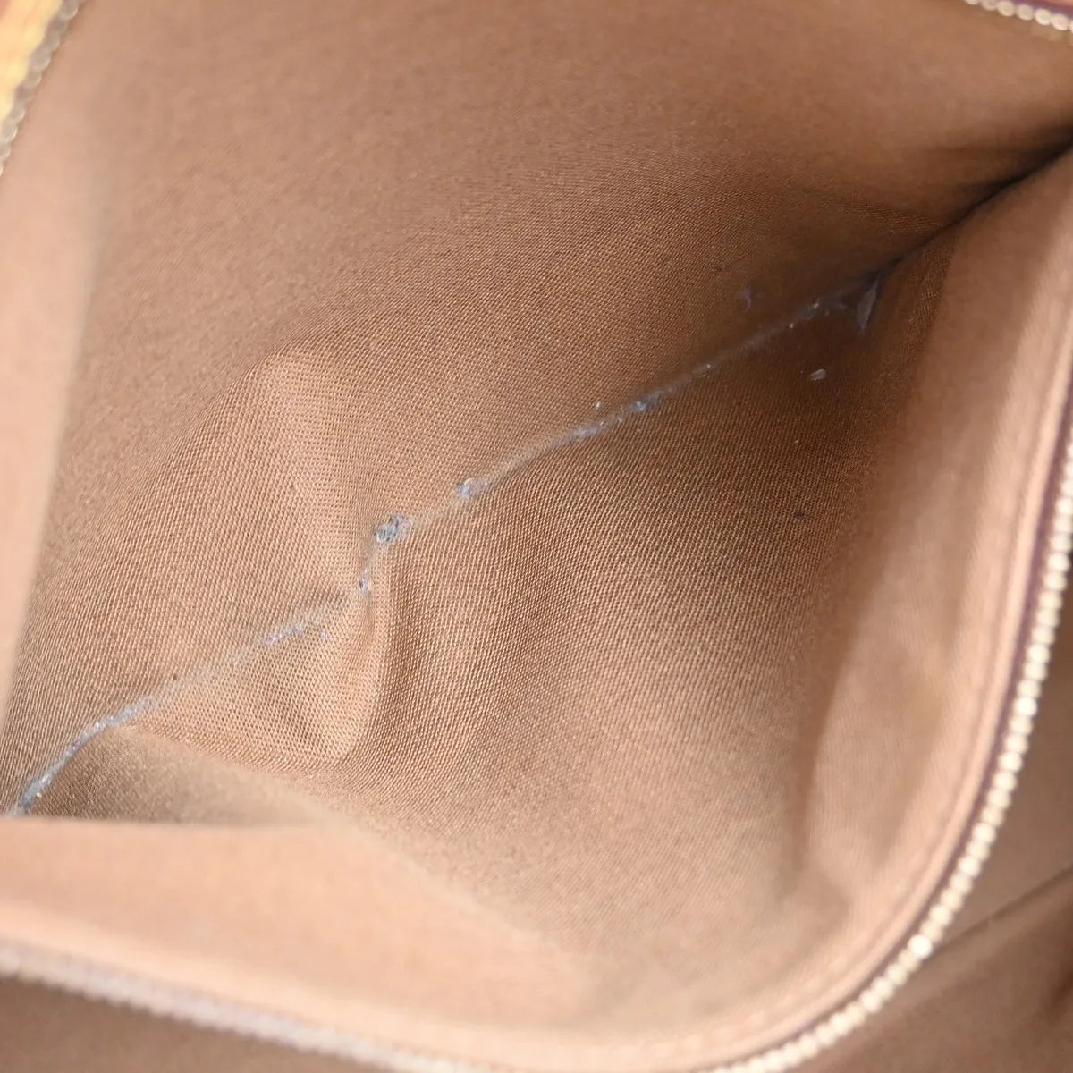 Louis Vuitton Cabas Mezzo Monogram Canvas, Brown, Canvas, Shoulder Bag