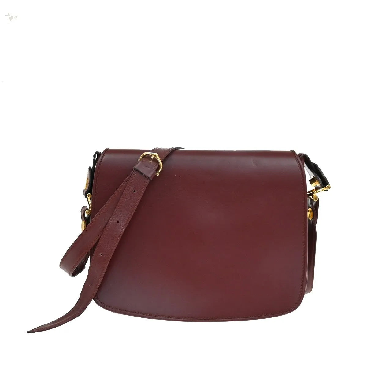 Cartier Must de Cartier Leather, Red, Leather, Shoulder Bag