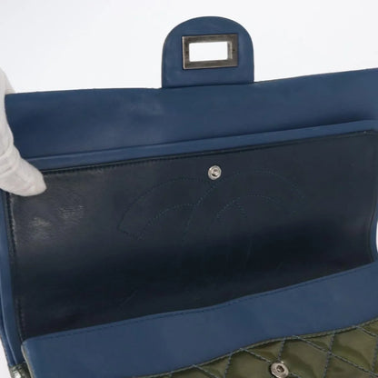 Chanel Reissue 2.55 Flap Quilted Patent, Green, Metal, Shoulder Bag