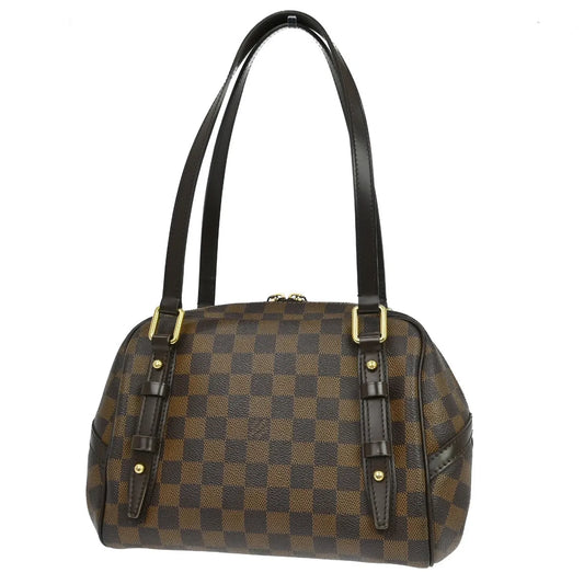 Louis Vuitton Rivington Satchel Damier, Brown, Canvas, Shoulder Bag