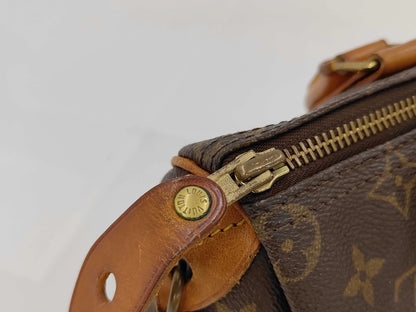 Louis Vuitton Speedy Monogram Canvas, Brown, Canvas, Handbag