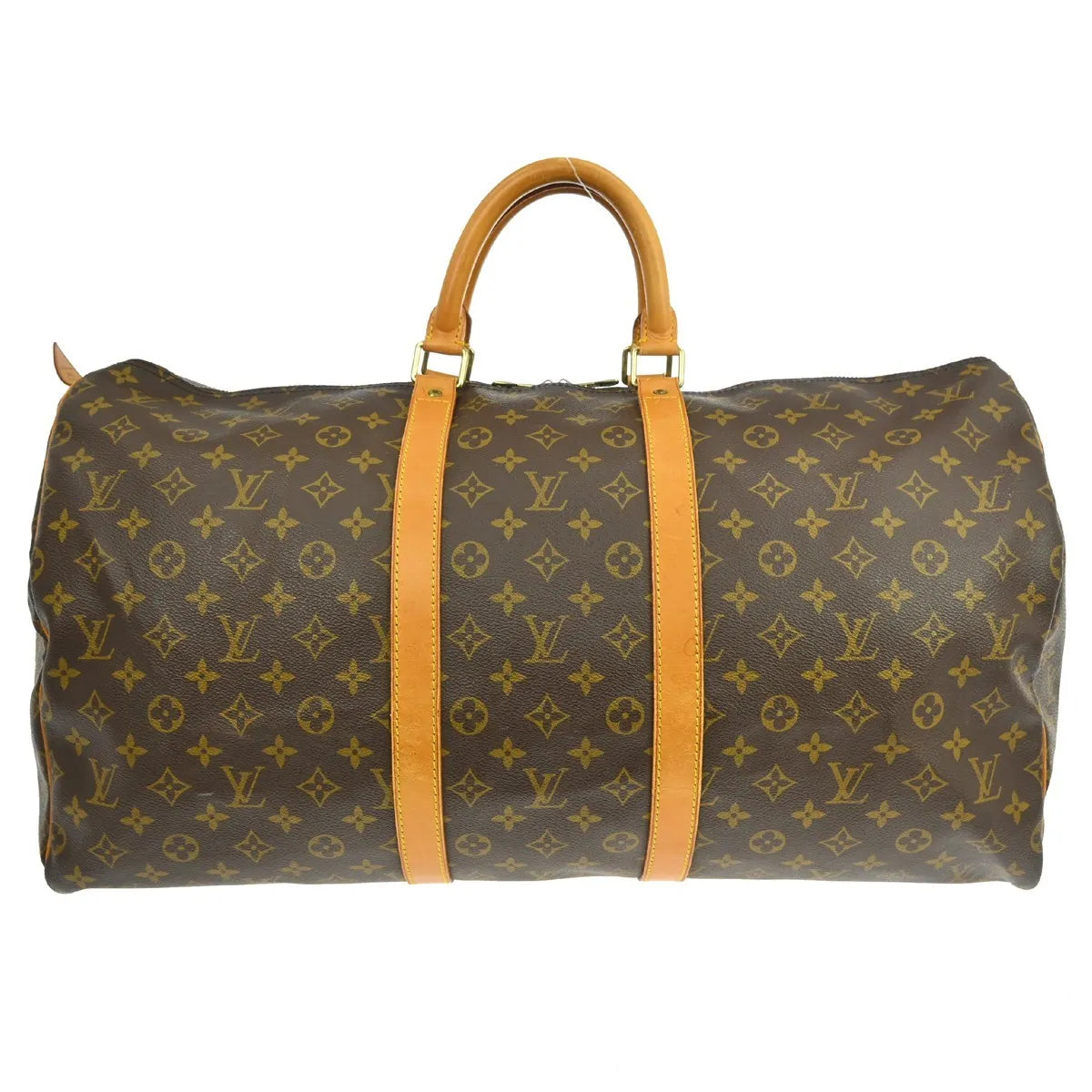 Louis Vuitton Keepall Monogram Canvas, Brown, Canvas, Travel Bag