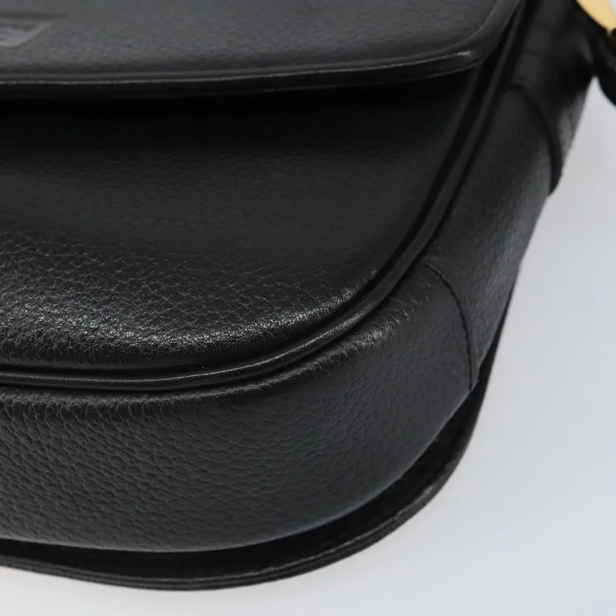 Burberry Vintage Leather, Black, Leather, Shoulder Bag