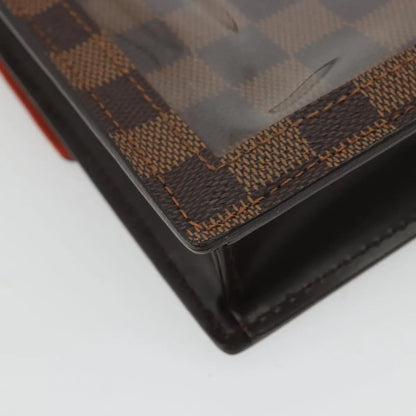 Louis Vuitton Portobello Messenger Damier, Brown, Canvas, Shoulder Bag