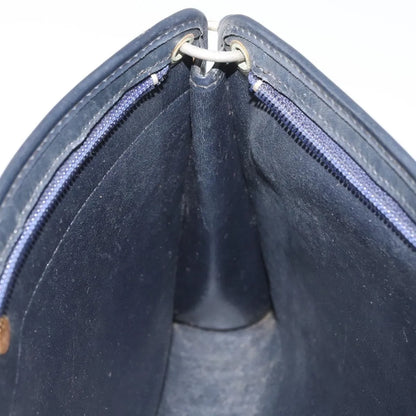 Christian Dior Vintage Trotter Canvas, Navy, Canvas, Shoulder Bag