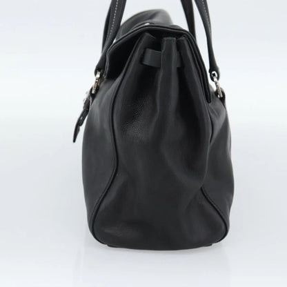 Prada Convertible Shopping Tote Saffiano Leather Saffiano Leather, Black, Leather, Tote Bag