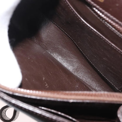 Gucci Vintage Leather, Brown, Leather, Shoulder Bag