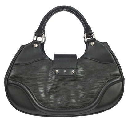 Louis Vuitton Montaigne Sac Epi Leather, Black, Leather, Handbag