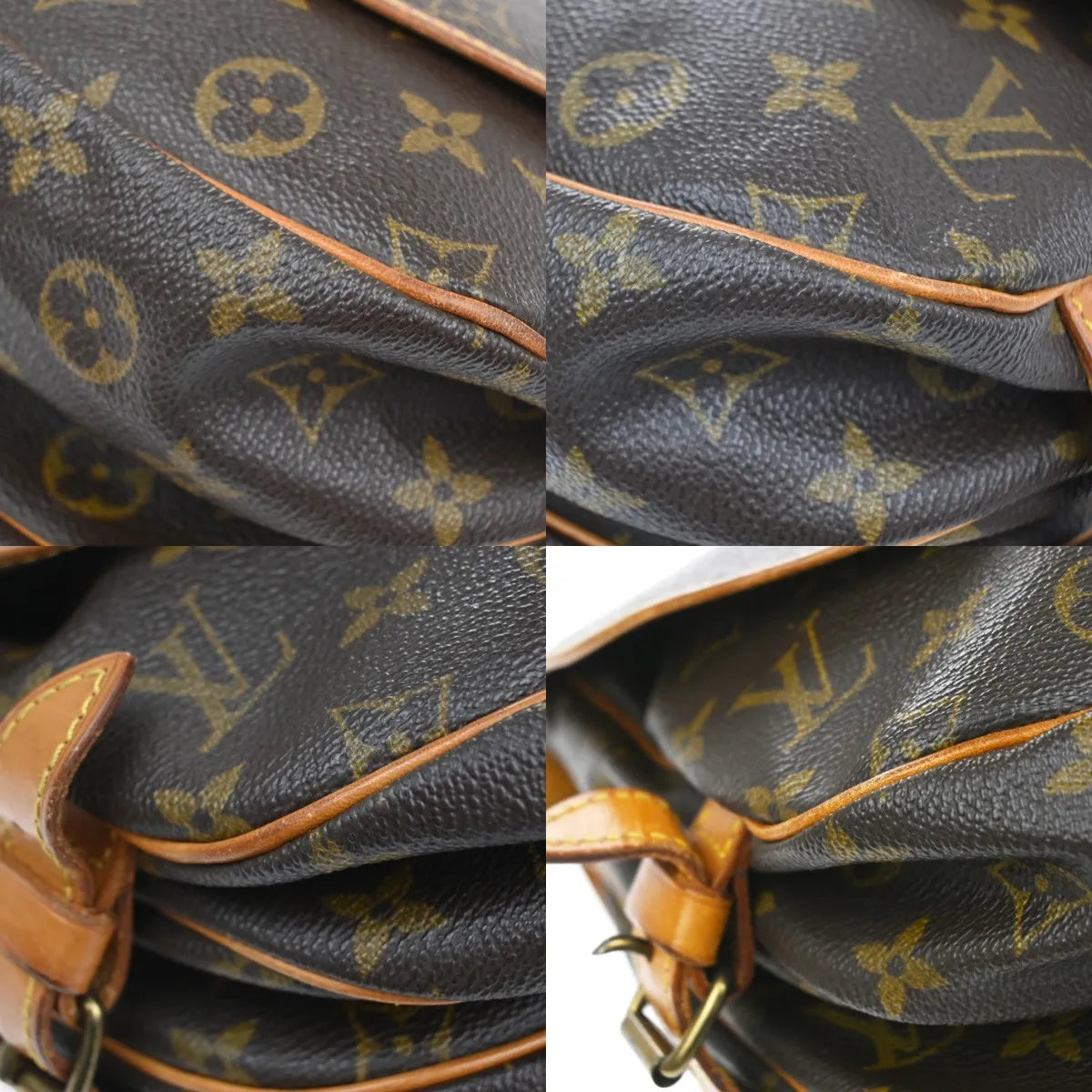 Louis Vuitton Saumur Monogram Canvas, Brown, Canvas, Shoulder Bag