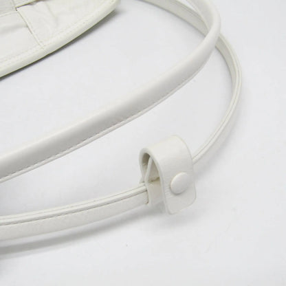 Bottega Veneta Arco Maxi Intrecciato Leather, White, Leather, Handbag