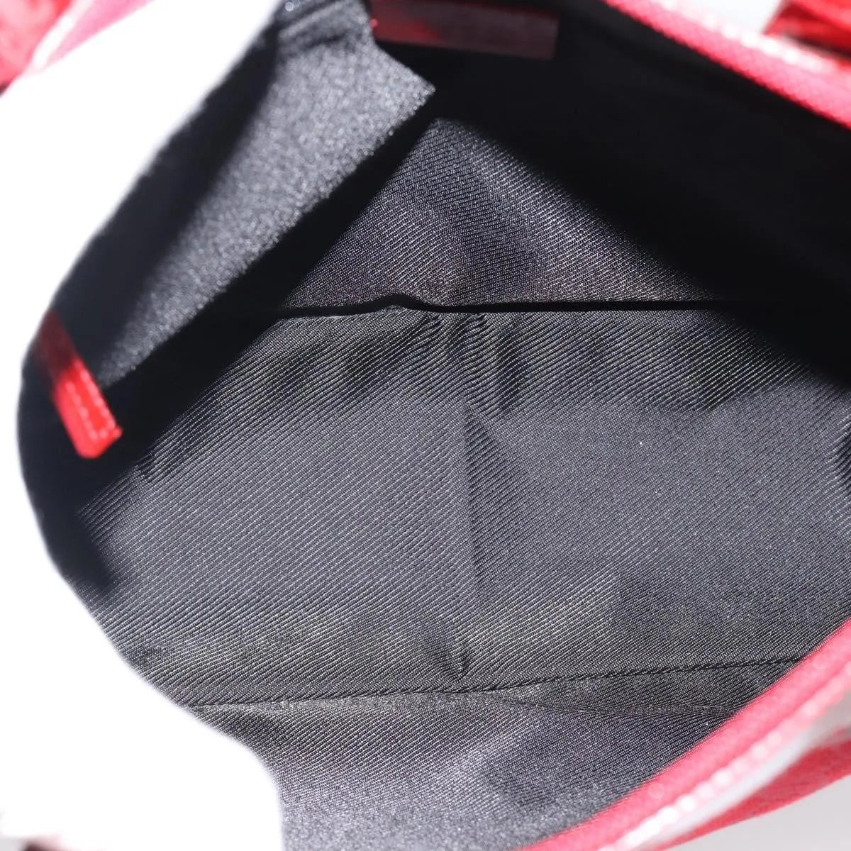 Gucci Structured Top Handle Open Tote GG Canvas, Red, Canvas, Handbag