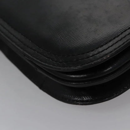 Saint Laurent Vintage Leather, Black, Leather, Handbag