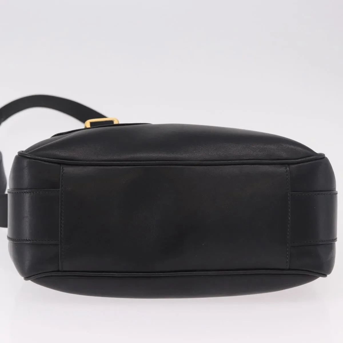 Gucci Vintage Leather, Black, Leather, Shoulder Bag