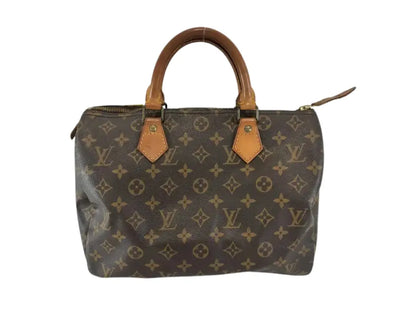 Louis Vuitton Speedy Monogram Canvas, Brown, Canvas, Handbag