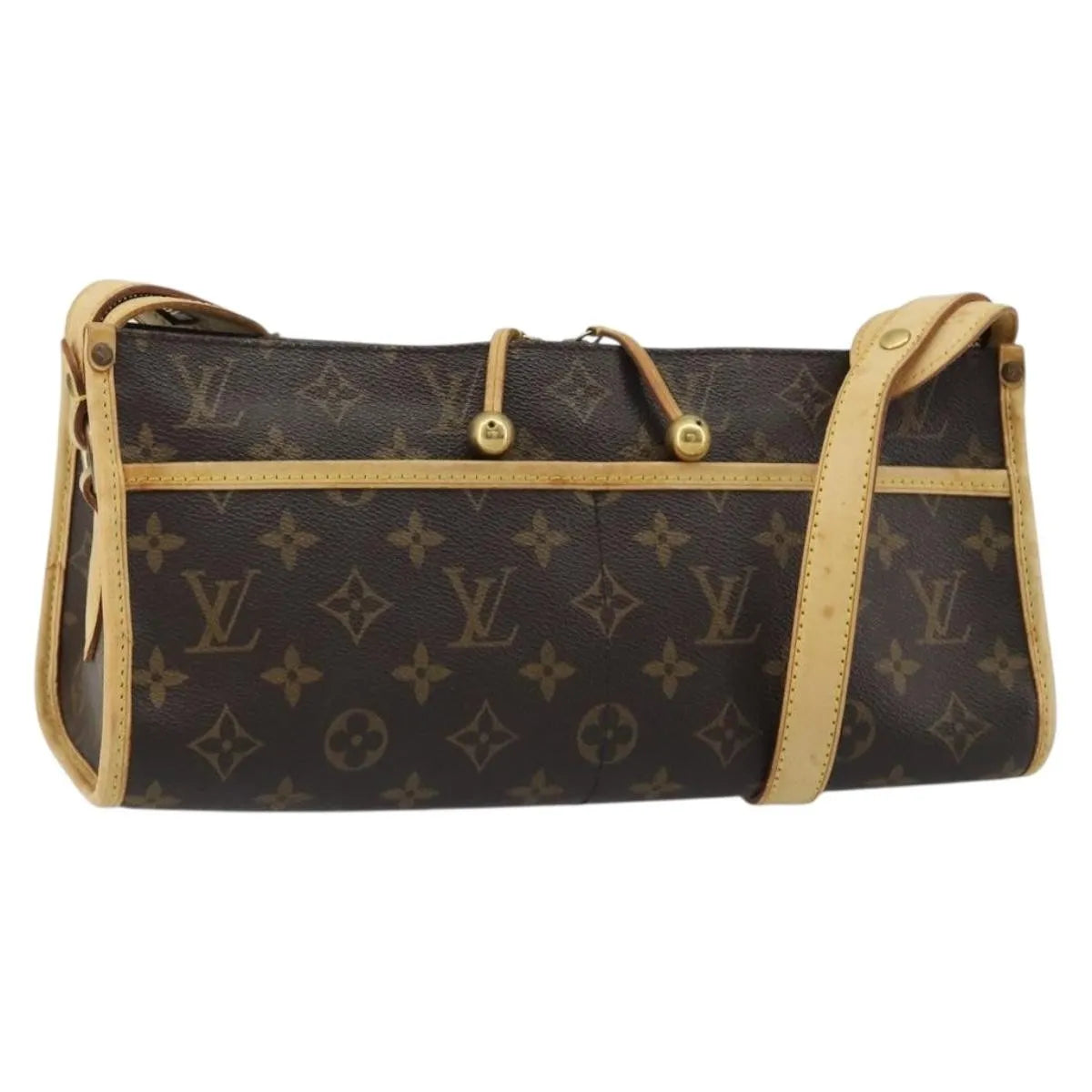 Louis Vuitton Popincourt Monogram Canvas, Brown, Canvas, Shoulder Bag