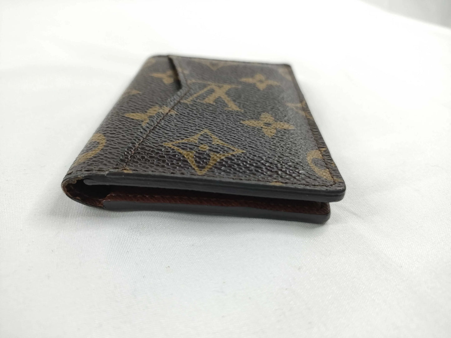 Louis Vuitton pocket organizer Canvas, Brown, Canvas, Card Holder