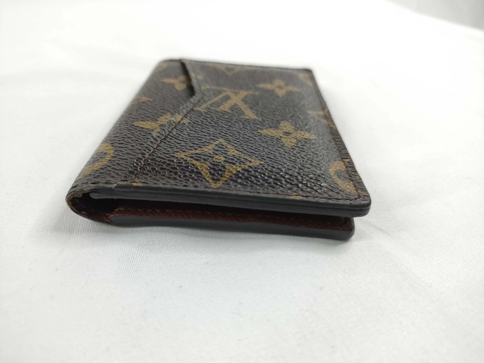 Louis Vuitton pocket organizer Canvas, Brown, Canvas, Card Holder