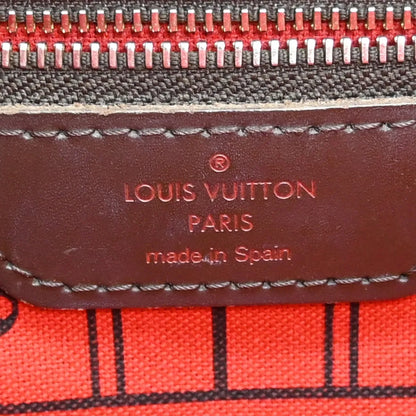 Louis Vuitton Neverfull Tote Damier, Brown, Canvas, Tote Bag