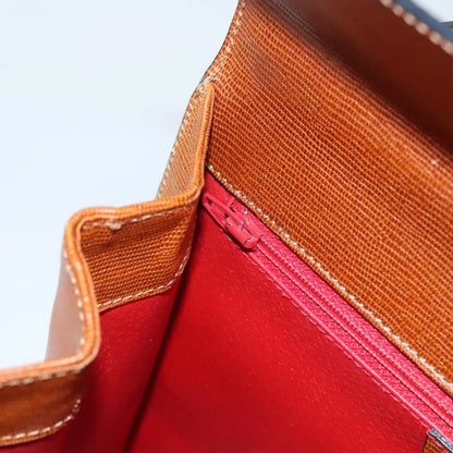 Celine vintage Leather, Brown, Leather, Handbag