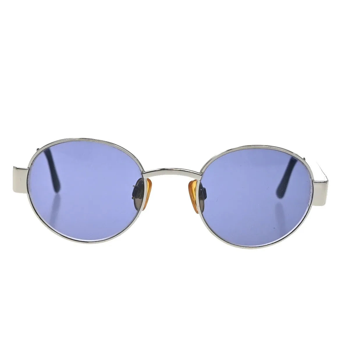 Chanel CHANEL Logo Sunglasses Eye Wear Plastic, Blue, Metal, Sunglasses