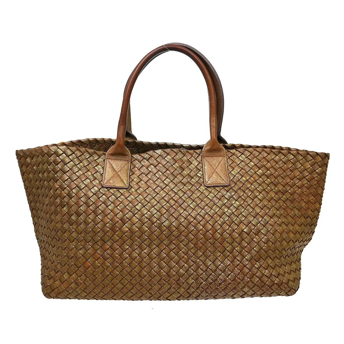 Bottega Veneta Cabat Tote Intrecciato Nappa, Brown, Leather, Tote Bag