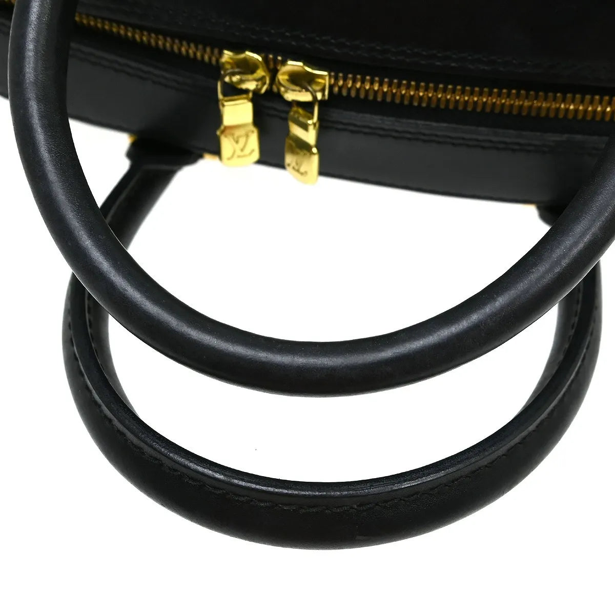 Louis Vuitton Sablons Epi Leather, Black, Leather, Handbag