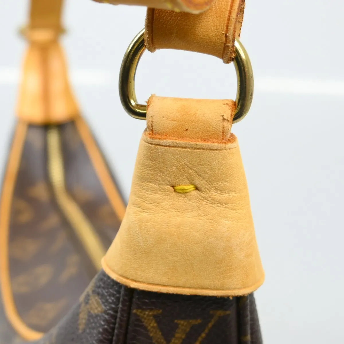 Louis Vuitton Boulogne Monogram, Brown, Canvas, Shoulder Bag