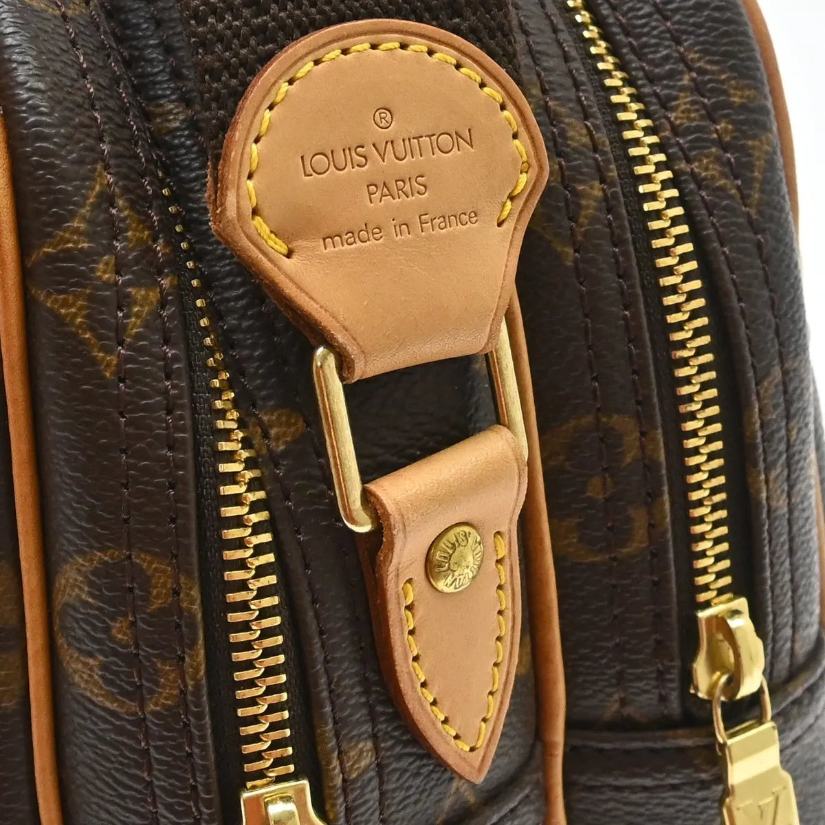 Louis Vuitton Reporter Monogram, Brown, Canvas, Shoulder Bag