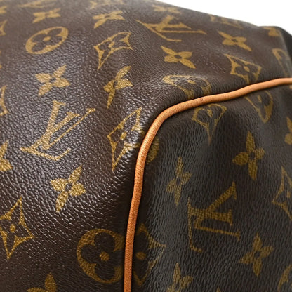 Louis Vuitton Keepall Monogram, Brown, Canvas, Travel Bag