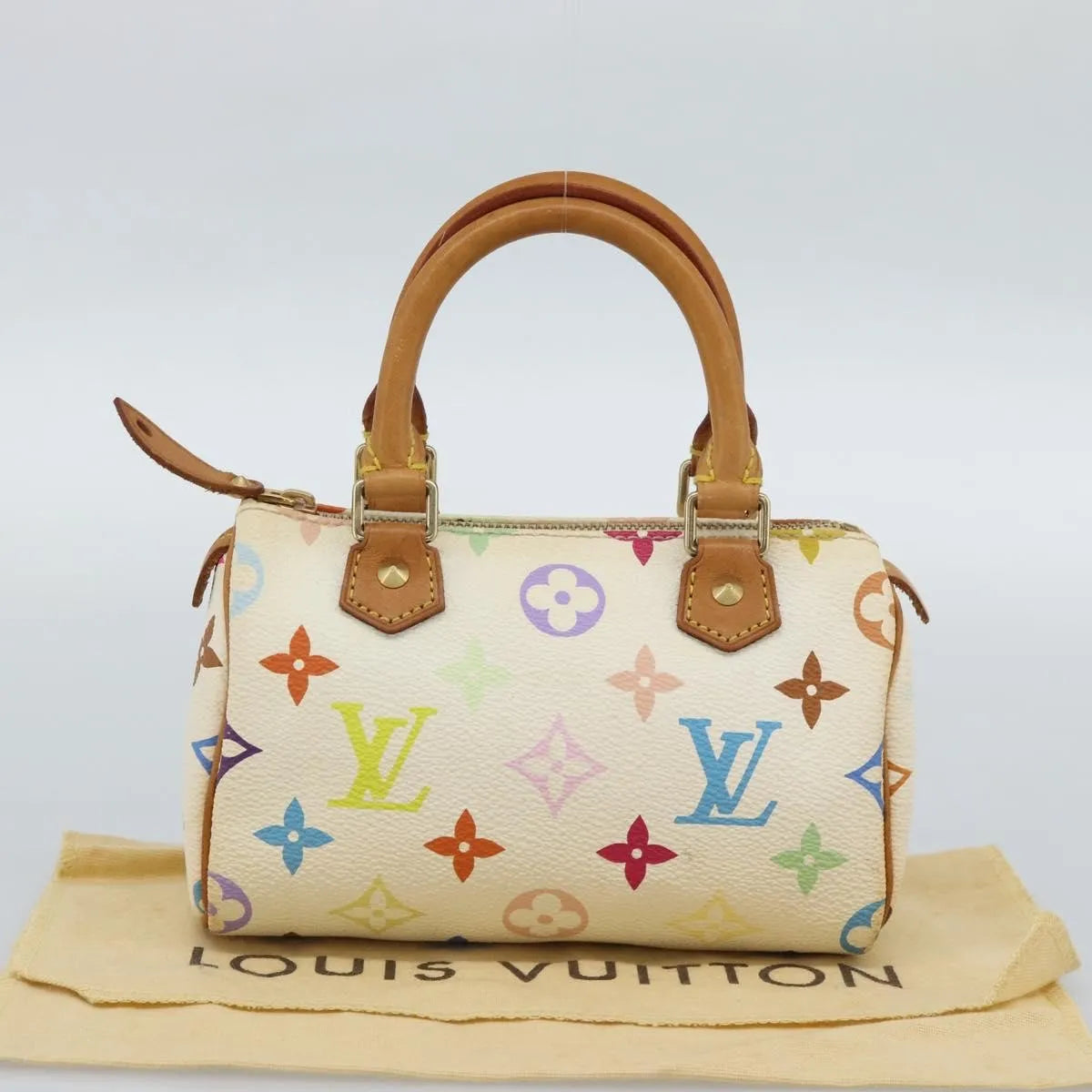 Louis Vuitton Speedy Mini HL Monogram Multicolor, White, Canvas, Handbag