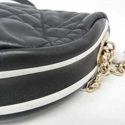 Christian Dior Vibe Hobo Cannage Quilt Lambskin, Black, Leather, Handbag