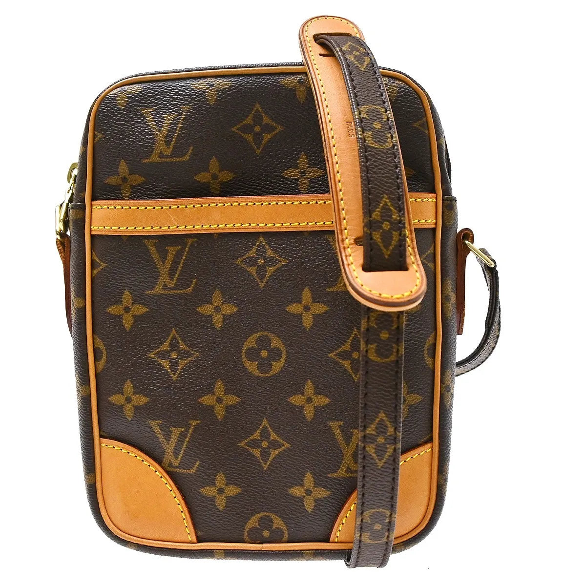 Louis Vuitton Danube Monogram, Brown, Canvas, Shoulder Bag