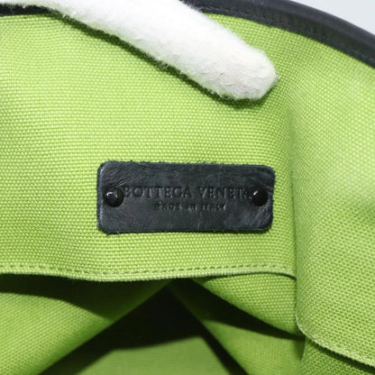 Bottega Veneta Vintage Canvas, Green, Canvas, Tote Bag