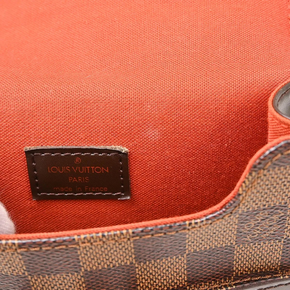 Louis Vuitton Portobello Messenger Damier, Brown, Canvas, Shoulder Bag