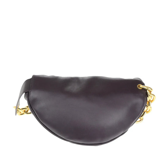 Bottega Veneta The Chain Leather, Burgundy, Leather, Handbag